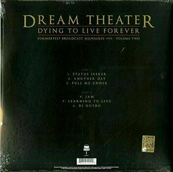 Vinyylilevy Dream Theater - Dying To Live Forever - Milwaukee 1993 Vol. 2 (LP) - 2