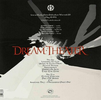 LP Dream Theater - Live 1993: Rocky Point Palladium, Warwick, RI (2 LP) - 2