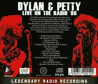 Schallplatte Dylan & Petty - Live On The Radio '86 (Limited Edition) (Picture Disc) (LP + CD) - 2