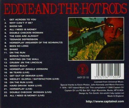 Vinyylilevy Eddie And The Hot Rods - Teenage Depression (LP) - 2