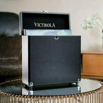 Hoes/koffer voor LP's Victrola VSC 20 BK Koffer Hoes/koffer voor LP's - 3