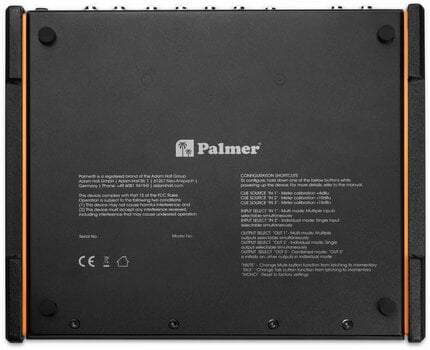 Seletor/controlador do monitor Palmer Monicon XL - 13