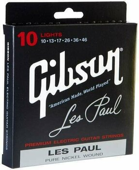 Cordes pour guitares électriques Gibson Les Paul Electric 010-046 - 2
