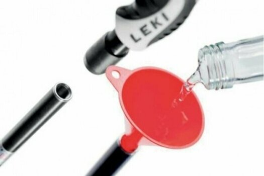 Skistave Leki Hot Shot S Black/Lightgrey/Red 125 cm Skistave - 3