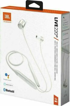 Trådløse on-ear hovedtelefoner JBL Live 220BT hvid - 2