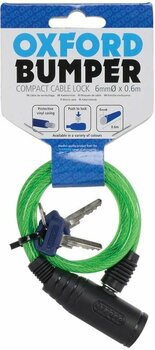 Motorcycle Lock Oxford Bumper Cable Green Motorcycle Lock - 2