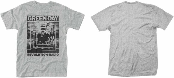T-Shirt Green Day T-Shirt Power Shot Male Grey L - 2