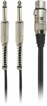 Cable adaptador/parche Bespeco BT2700F Negro 1,5 m Recto - Recto - 2