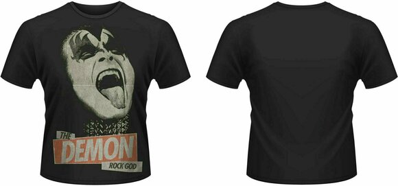 T-Shirt Kiss Rock God Black M T-Shirt - 2