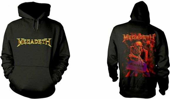 Felpa con cappuccio Megadeth Felpa con cappuccio Peace Sells Nero M - 3