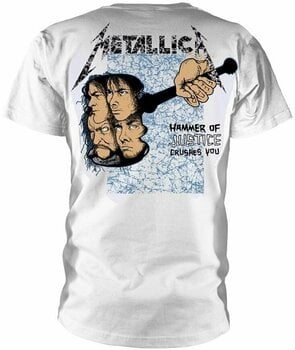 T-Shirt Metallica T-Shirt And Justice For All Male White M - 2