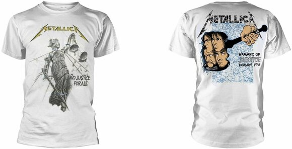 Риза Metallica Риза And Justice For All White XL - 3
