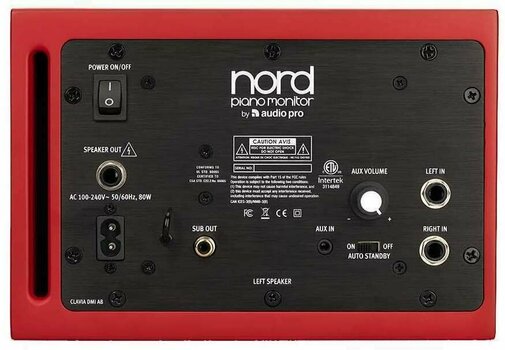 2-pásmový aktívny štúdiový monitor NORD Piano Monitor V2 - 2