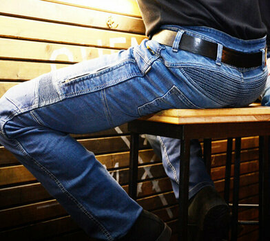 Motoristične jeans hlače Trilobite 661 Parado Blue 30 Motoristične jeans hlače - 8