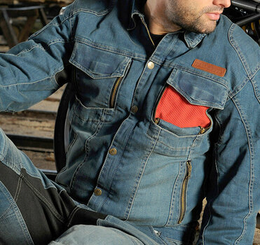 Tekstilna jakna Trilobite 961 Parado Denim Blue XL Tekstilna jakna - 3