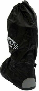 Motorcycle Rain Boots Cover Oxford Rainseal Waterproof Overboots Black M - 2
