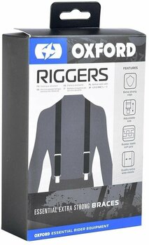 Accessoire voor motorbroeken Oxford Riggers Black UNI - 4