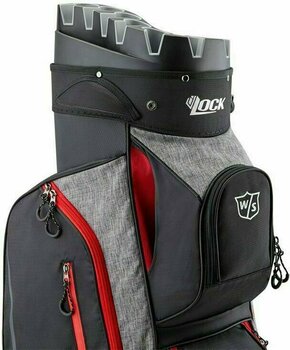 Cart Bag Wilson Staff iLock III Black/Grey/Red Cart Bag - 3