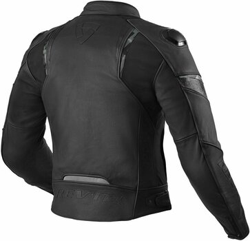 Leather Jacket Rev'it! Glide Black 50 Leather Jacket - 2