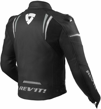 Leather Jacket Rev'it! Glide Black/White 52 Leather Jacket - 2