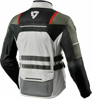 Tekstilna jakna Rev'it! Offtrack Silver/Red L Tekstilna jakna - 2