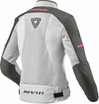 Textile Jacket Rev'it! Airwave 3 Silver/Pink 38 Textile Jacket - 2