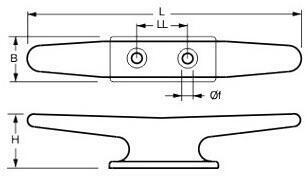 Bootkikkers Lindemann Deck Cleat - 1