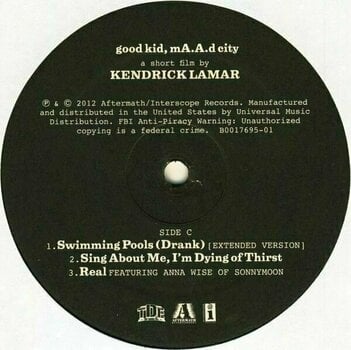 LP plošča Kendrick Lamar - Good Kid, M.A.A.D City (2 LP) - 4