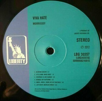 Vinylskiva Morrissey - Viva Hate (LP) - 2