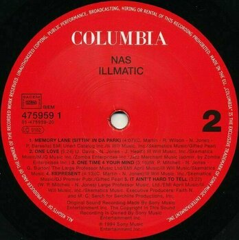 Vinyl Record Nas - Illmatic (LP) - 4