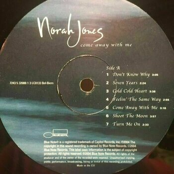 Vinylskiva Norah Jones - Come Away With Me (LP) - 2