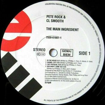 Disco de vinilo Pete Rock & CL Smooth - The Main Ingredient (LP) - 3