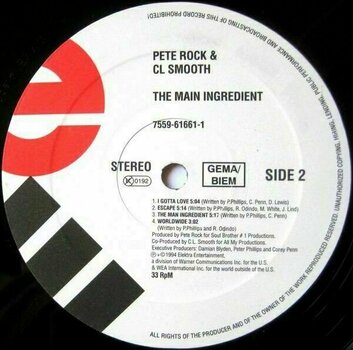 Disco de vinilo Pete Rock & CL Smooth - The Main Ingredient (LP) - 4