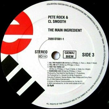 Vinylskiva Pete Rock & CL Smooth - The Main Ingredient (LP) - 5