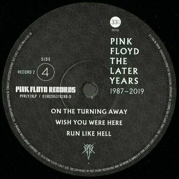 Vinyl Record Pink Floyd - The Later Years 1987-2019 (2 LP) - 5