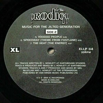 Disco de vinilo The Prodigy - Music For The Jilted Generation (2 LP) - 3
