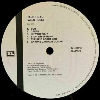 Vinyl Record Radiohead - Pablo Honey (LP) - 3