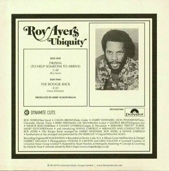 Płyta winylowa Roy Ayers - Ubiquity Fikisha / The Boogie Back (7" Vinyl) - 2