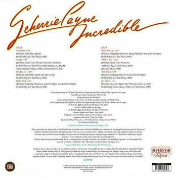 Disque vinyle Scherrie Payne - Incredible (LP) - 2