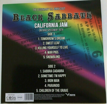 Vinyl Record Black Sabbath - California Jam (LP) - 3