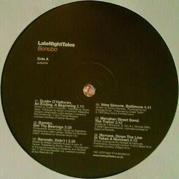Vinyl Record LateNightTales - Bonobo (2 LP) - 3