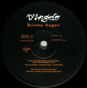 Δίσκος LP D'Angelo - Brown Sugar (2 LP) - 6