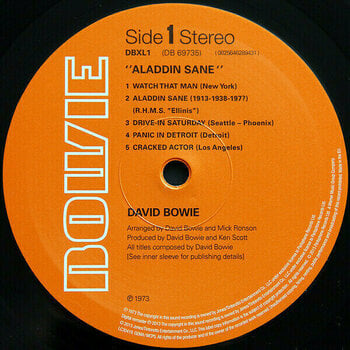Vinyl Record David Bowie - Aladdin Sane (LP) - 3