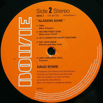 Vinyylilevy David Bowie - Aladdin Sane (LP) - 4