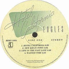 Disc de vinil Eagles - Hotel California (LP) - 1