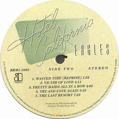 Disc de vinil Eagles - Hotel California (LP) - 2