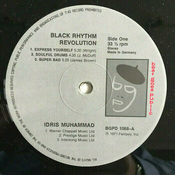 Vinyl Record Idris Muhammad - Black Rhythm Revolution! (LP) - 3