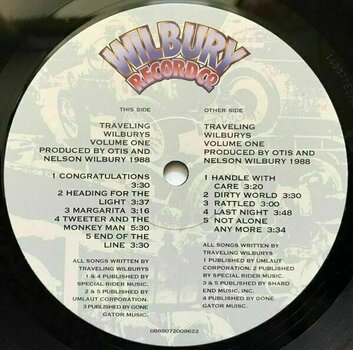 Vinyl Record The Traveling Wilburys - The Traveling Wilburys Vol 1 (LP) - 3