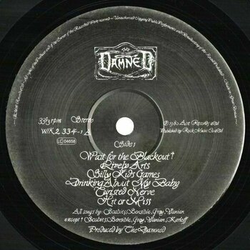 Vinyl Record The Damned - The Black Album (LP) - 3