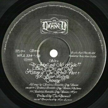 Vinyl Record The Damned - The Black Album (LP) - 4